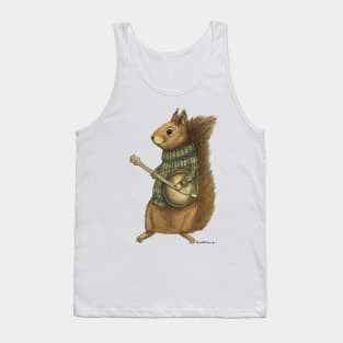 Squirrel with a banjo Tank Top